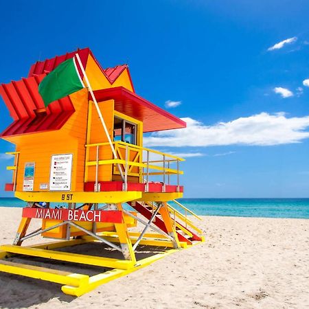 South Beach 2 Bedroom Family & Pet Friendly Apartment With Balcony & Free Parking Miami Beach Kültér fotó